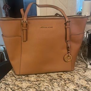Michael Kors brown tote purse